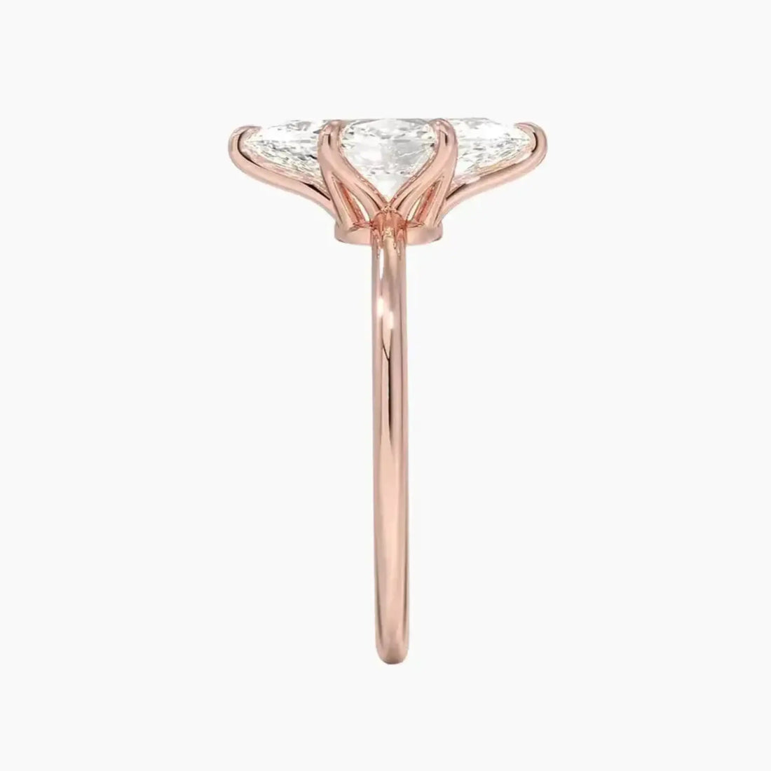 Faye Marquise Solitaire 1.5 Carat Lab Grown Diamond Engagement Ring in 14K White Gold