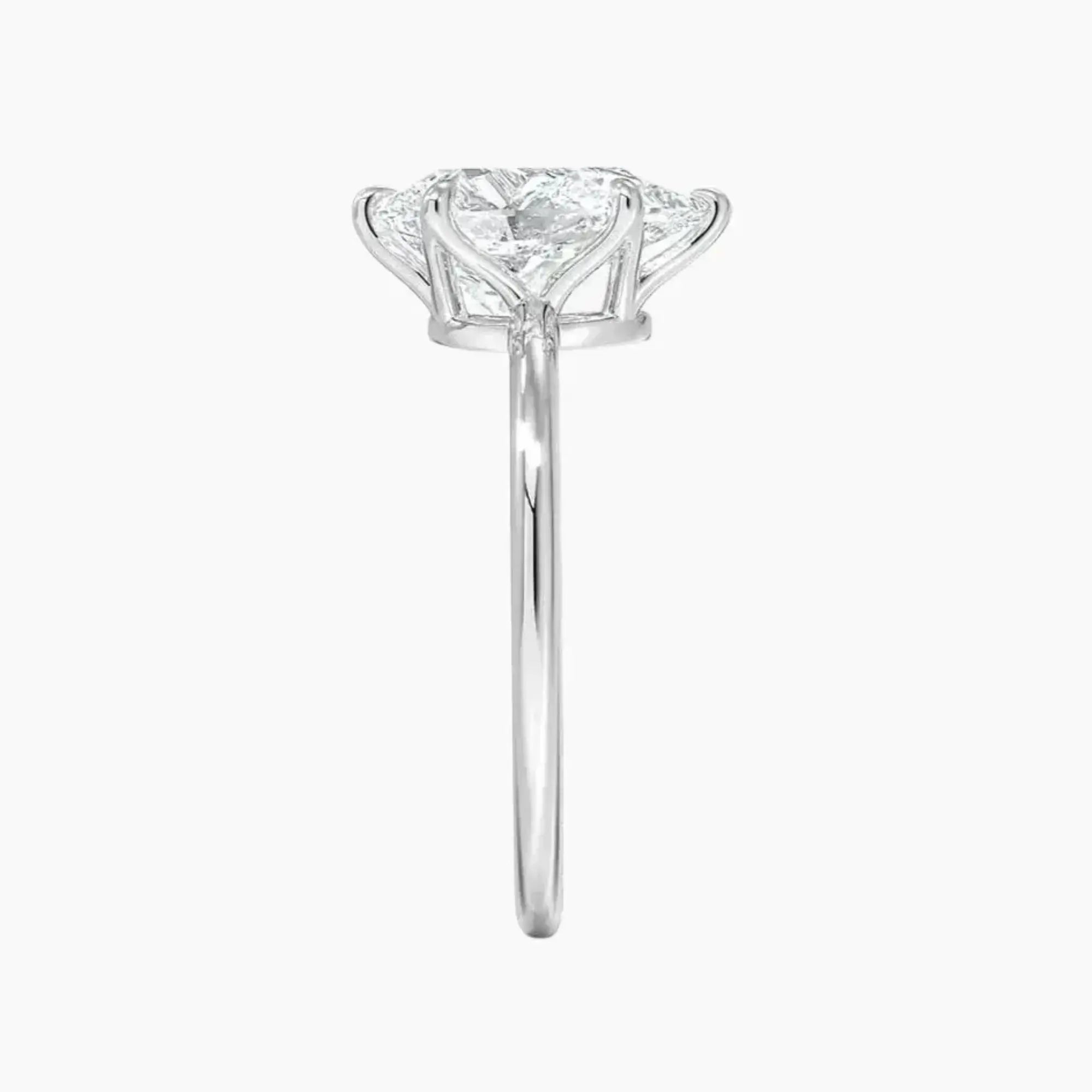 Faye Pear Solitaire 1 Carat Lab Grown Diamond Engagement Ring in 14K Rose Gold
