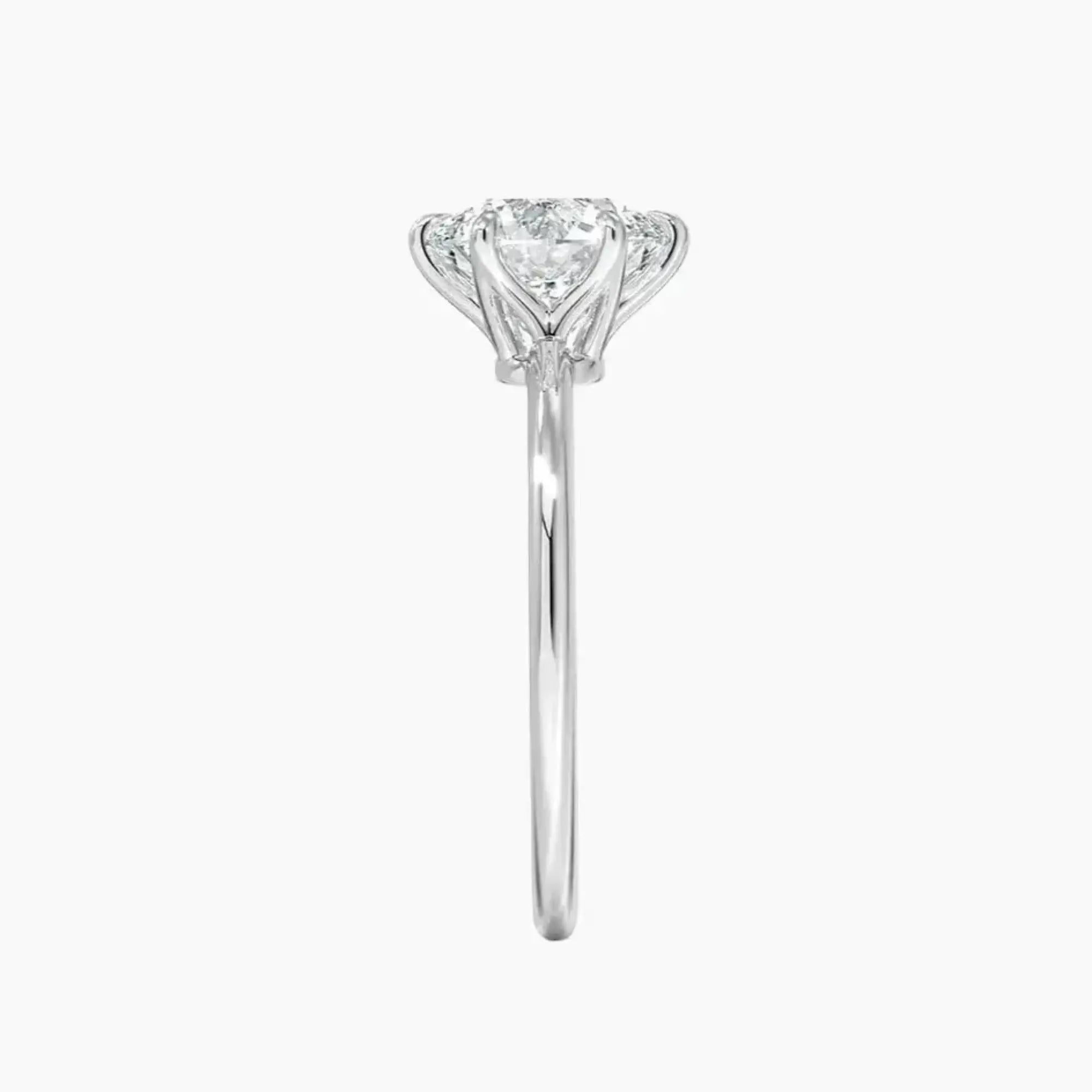 Faye Round Solitaire 1 Carat Lab Grown Diamond Engagement Ring in 18K Rose Gold