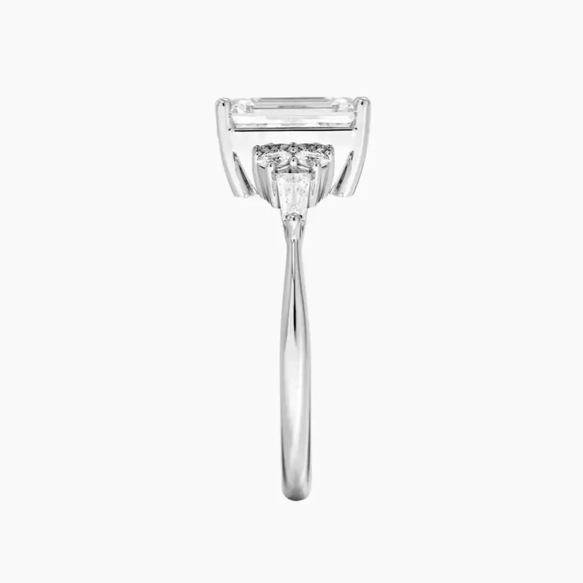 Jovana Emerald Designer 2.5 Carat Lab Grown Diamond Engagement Ring in 14K Yellow Gold