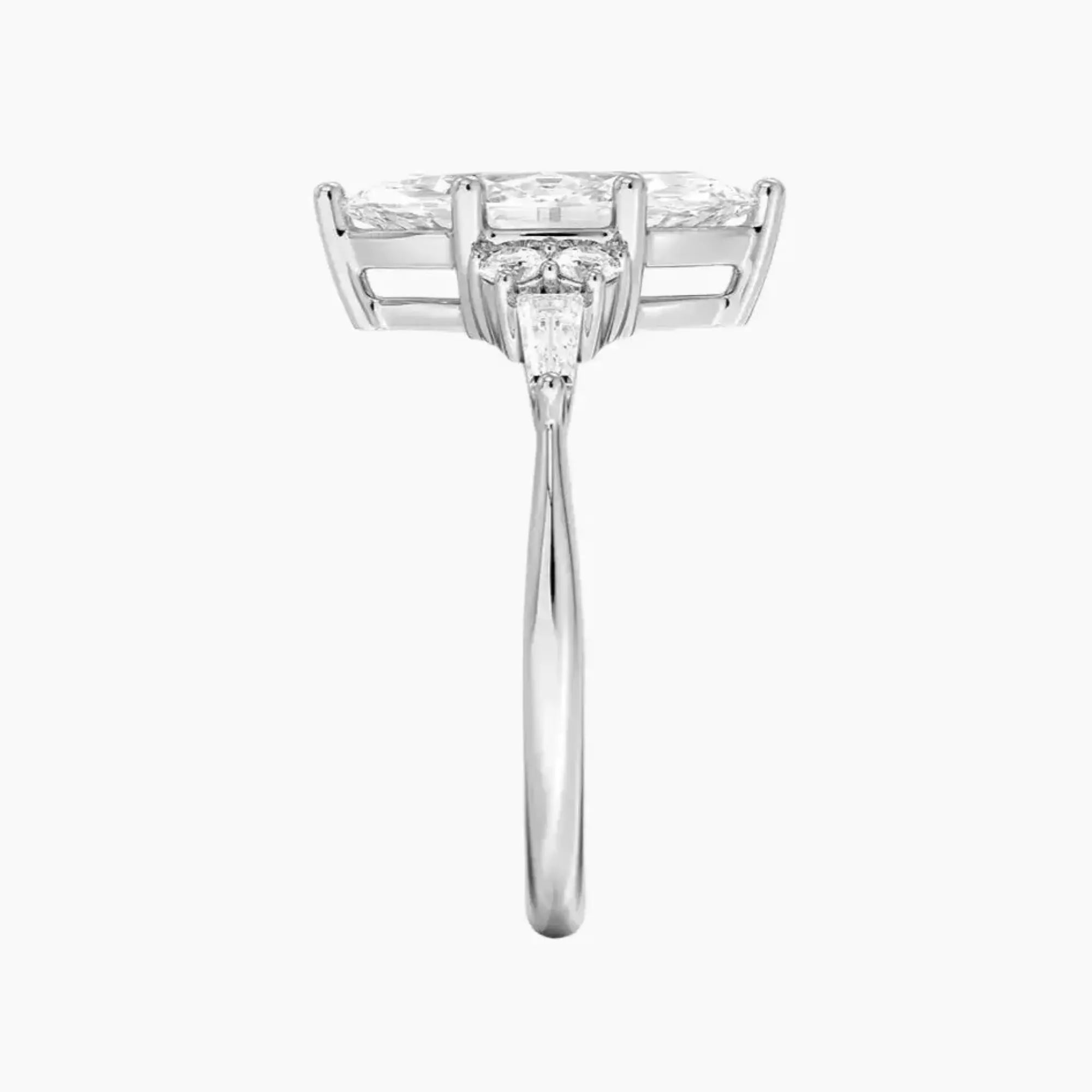 Jovana Marquise Designer 1.5 Carat Lab Grown Diamond Engagement Ring in 14K Yellow Gold