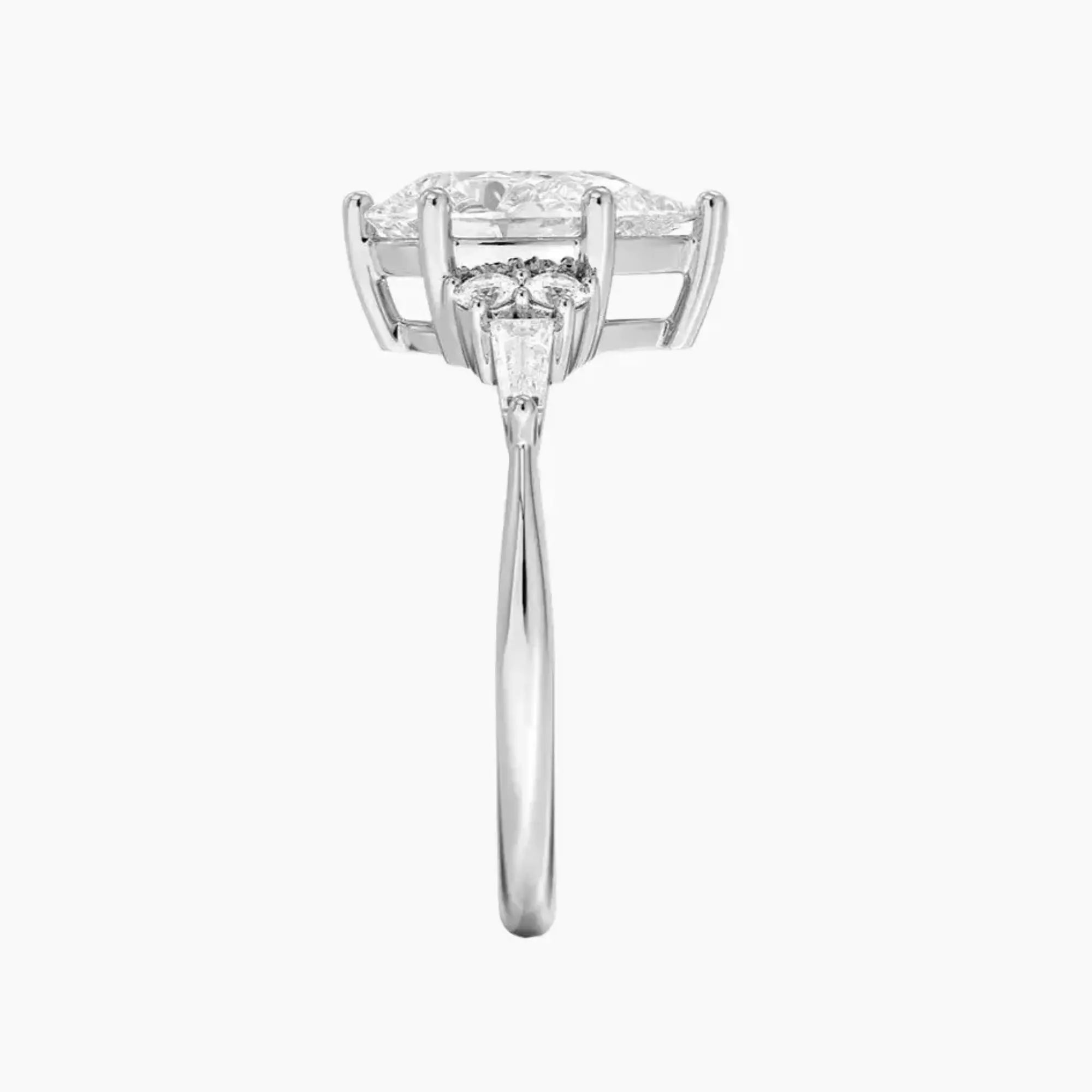 Jovana Pear Designer 1.5 Carat Lab Grown Diamond Engagement Ring in 14K Rose Gold