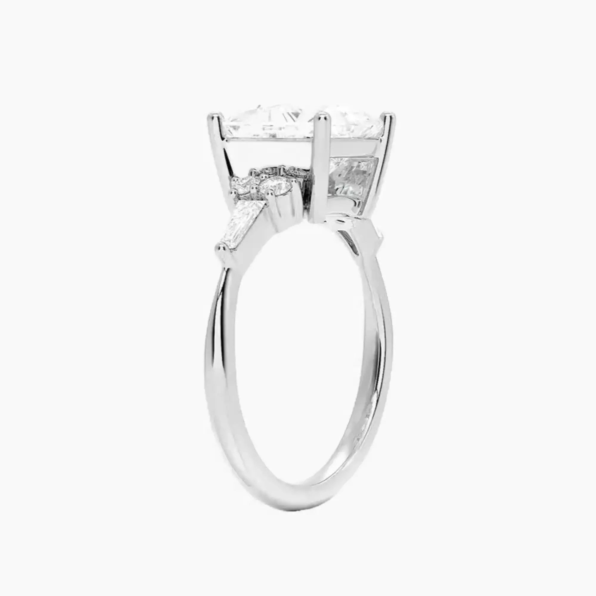 Jovana Princess Designer 2 Carat Lab Grown Diamond Engagement Ring in 14K Yellow Gold