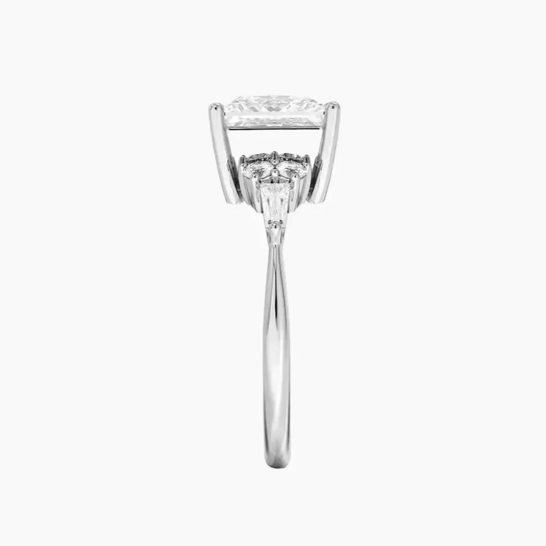 Jovana Princess Designer 2 Carat Lab Grown Diamond Engagement Ring in 14K Yellow Gold