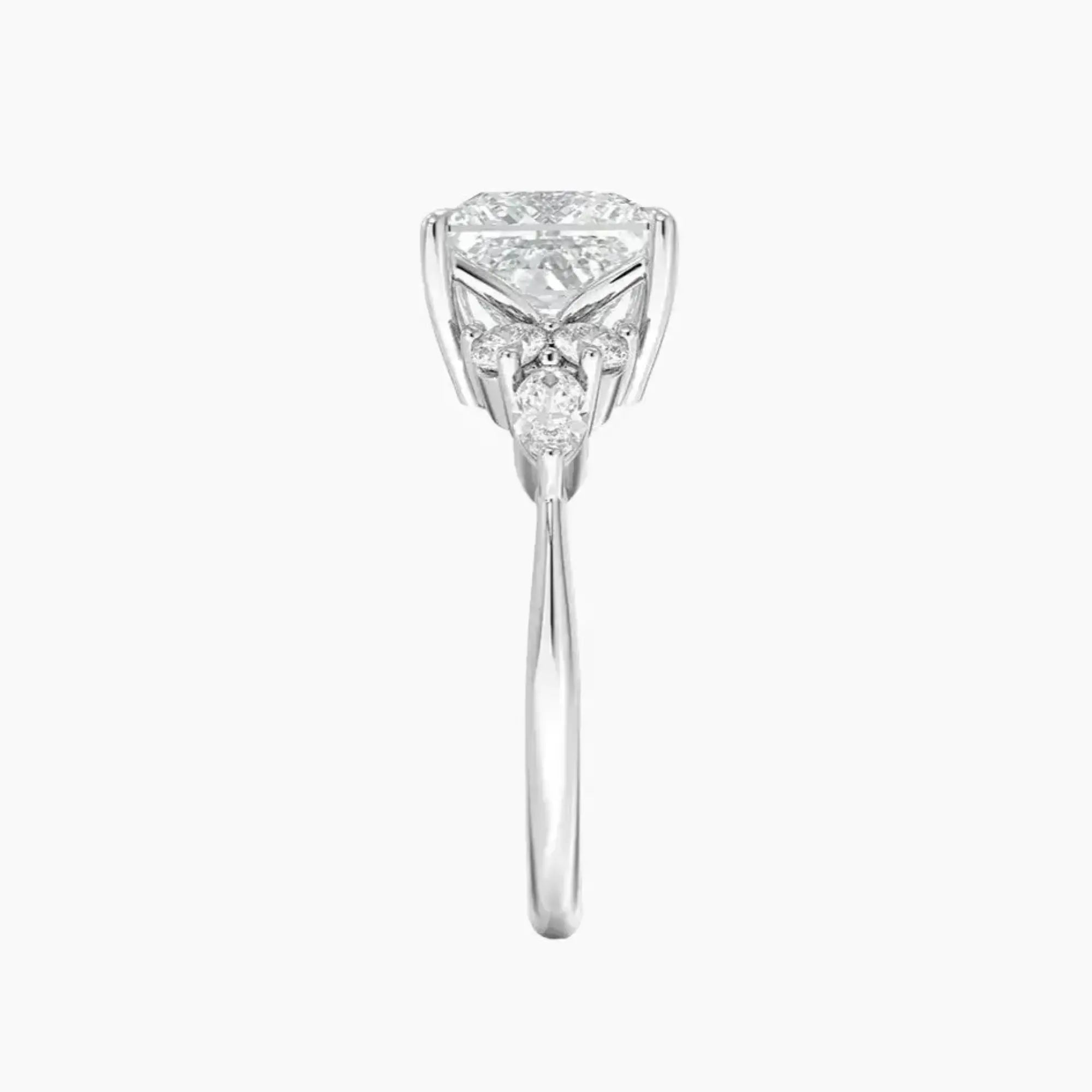 Ingrid Princess Designer 2 Carat Lab Grown Diamond Engagement Ring in 18K Rose Gold