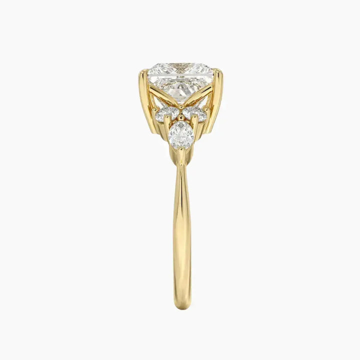 Ingrid Princess Designer 2 Carat Lab Grown Diamond Engagement Ring in 14K Rose Gold