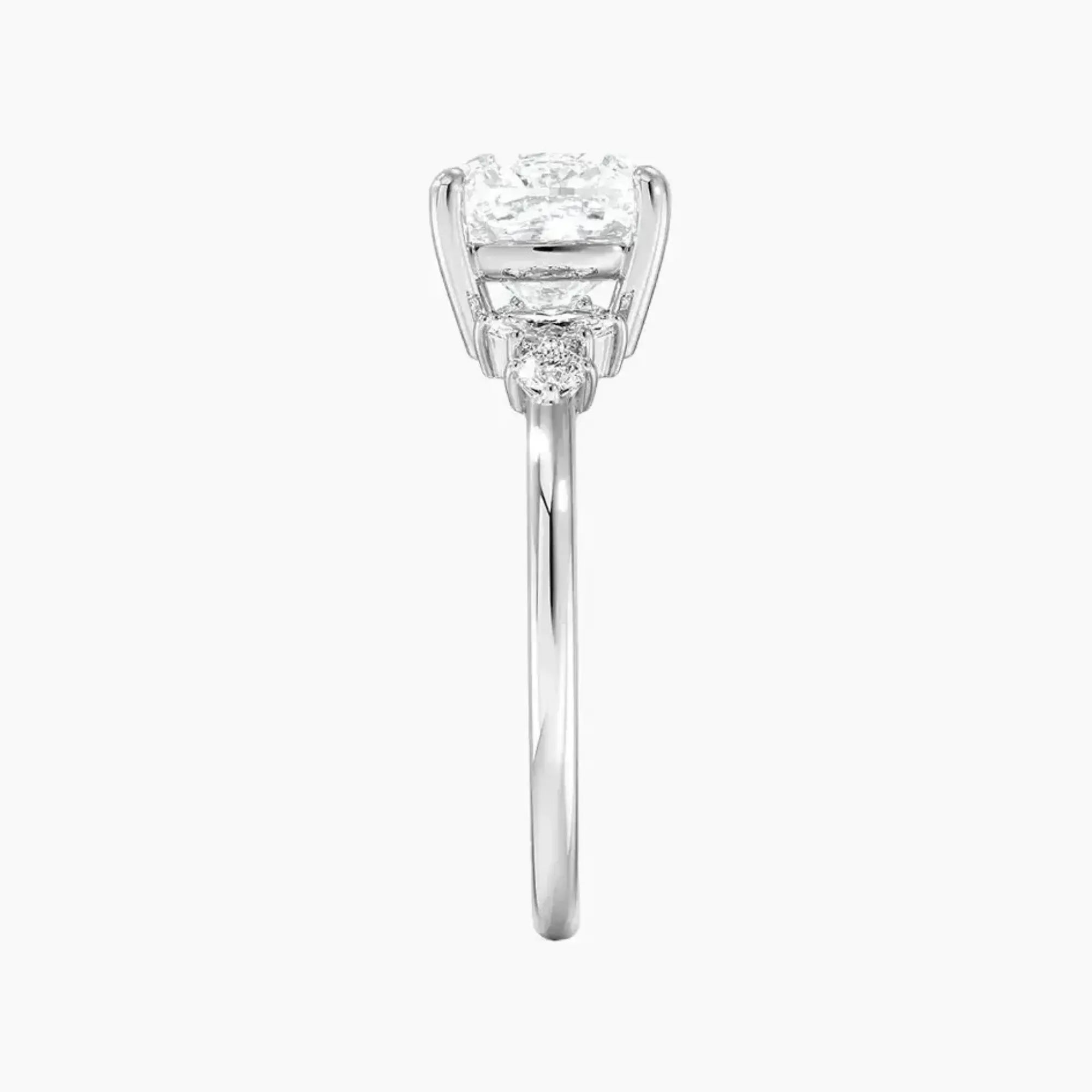 Jordana Cushion Designer 1.5 Carat Lab Grown Diamond Engagement Ring in 14K Yellow Gold