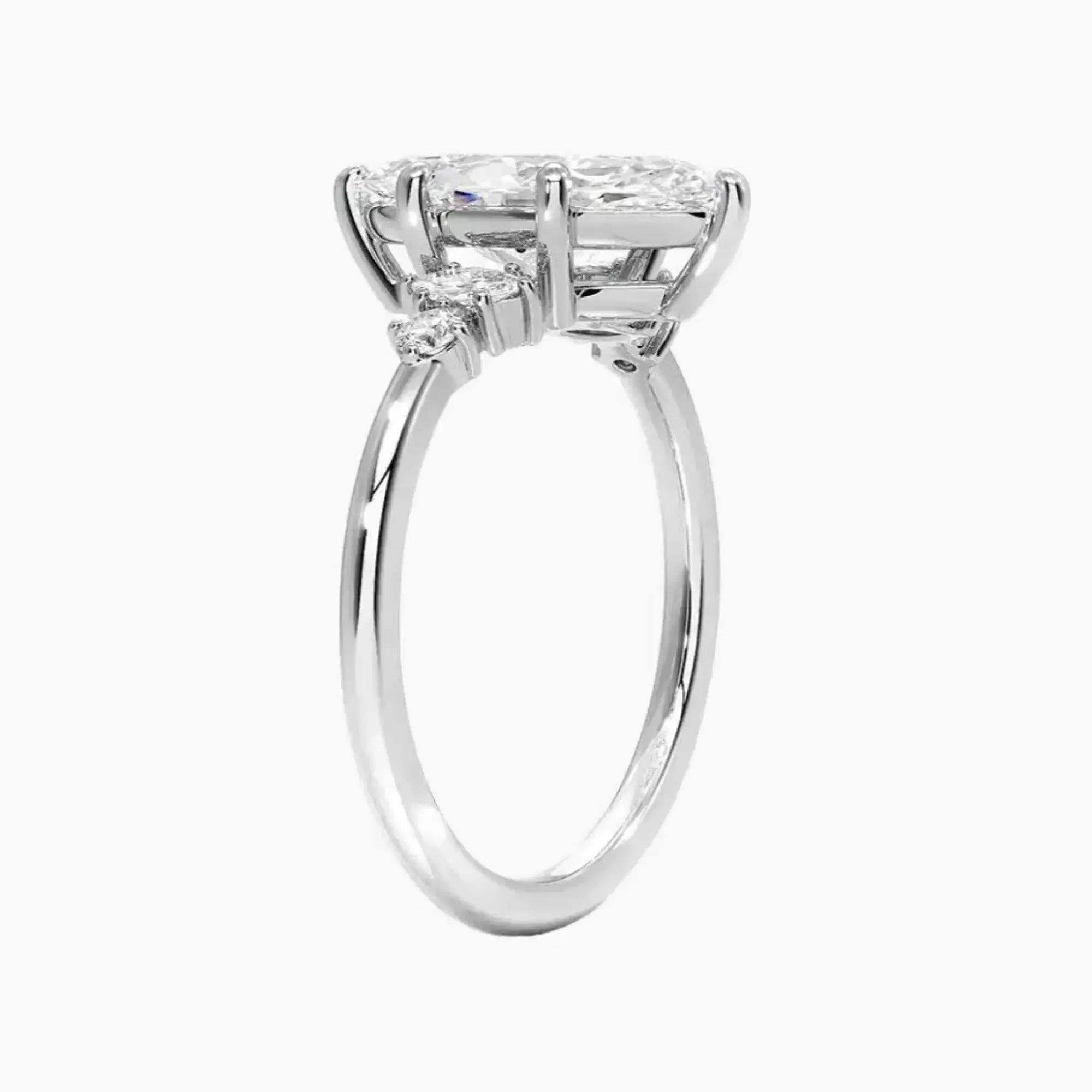 Jordana Marquise Designer 1 Carat Lab Grown Diamond Engagement Ring in 14K Rose Gold