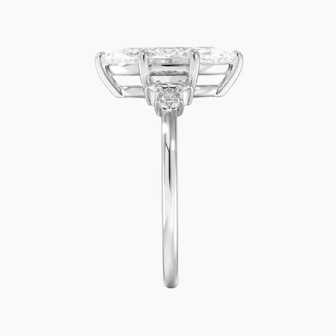 Jordana Marquise Designer Diamond Ring Setting in 14K Rose Gold