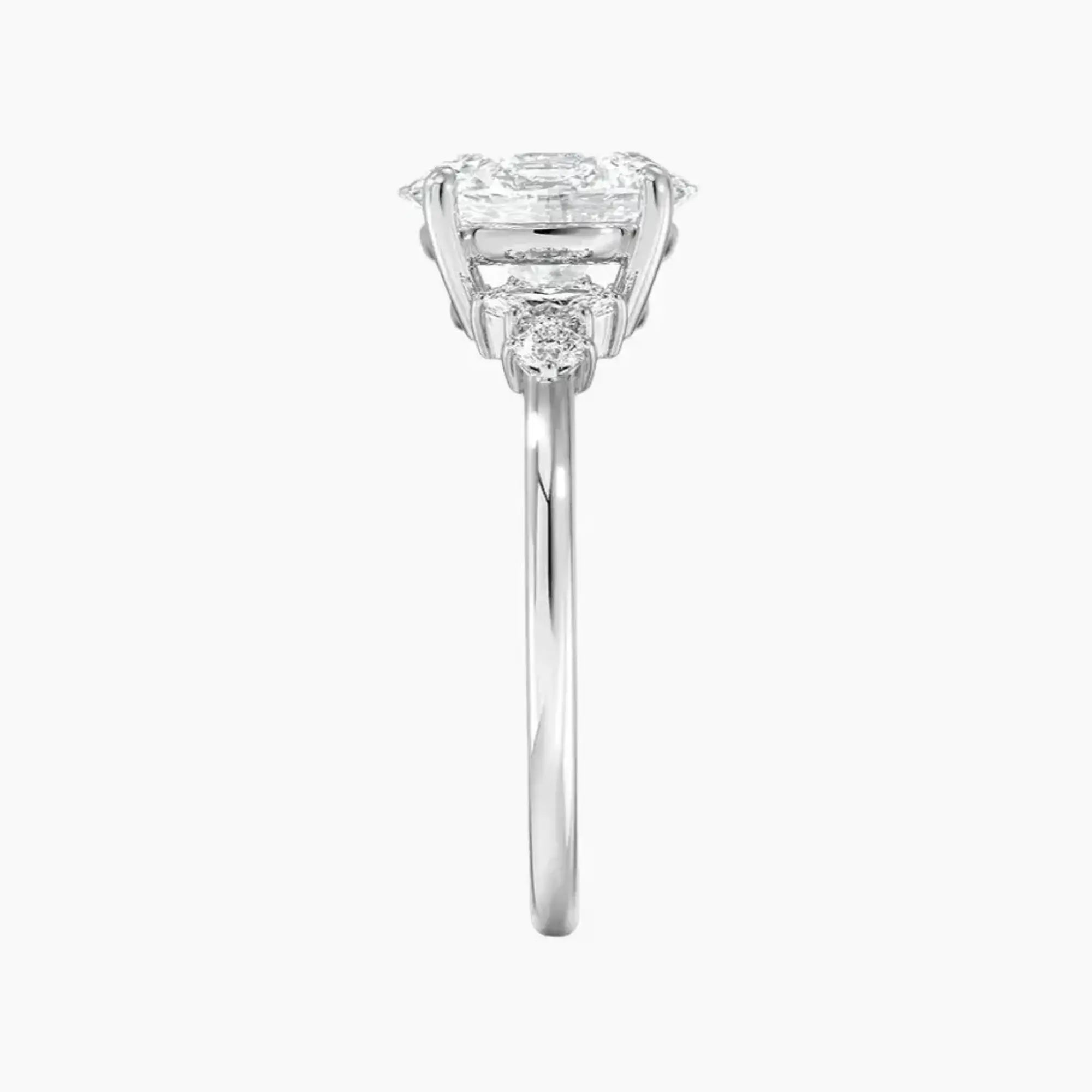 Jordana Oval Designer Diamond Ring Setting in 14K Yellow Gold
