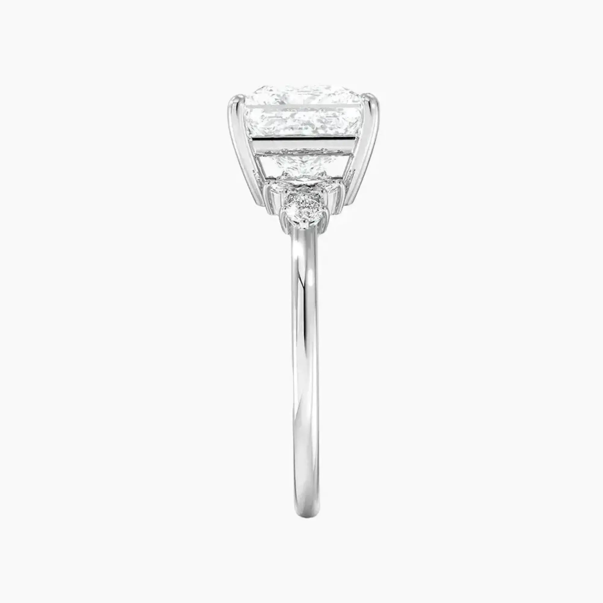 Jordana Princess Designer 3 Carat Lab Grown Diamond Engagement Ring in 18K Yellow Gold