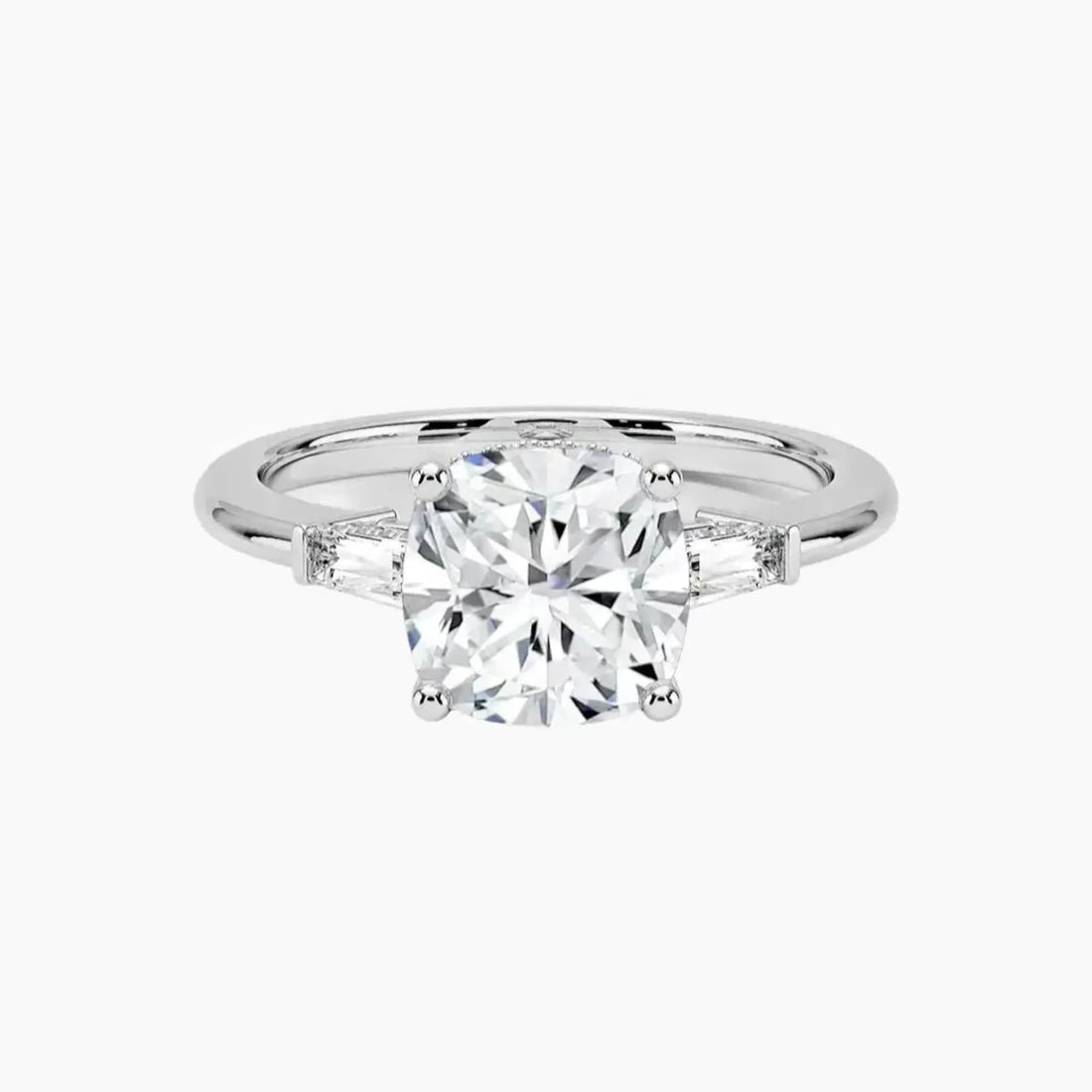 Nyx Cushion Hidden Halo 1.5 Carat Lab Grown Diamond Engagement Ring in 14K Rose Gold