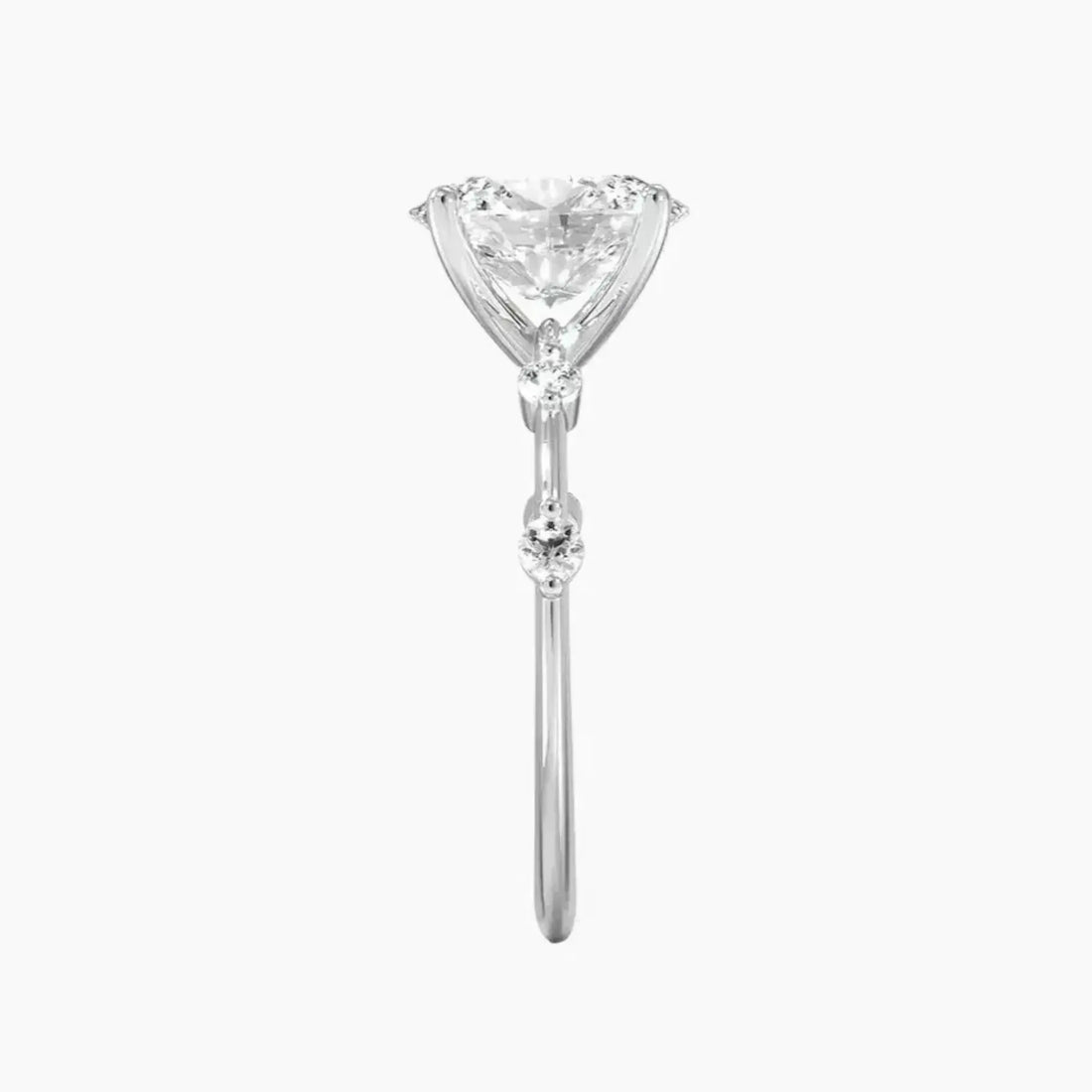Sena Oval Designer Diamond Ring Setting in 18K Yellow Gold