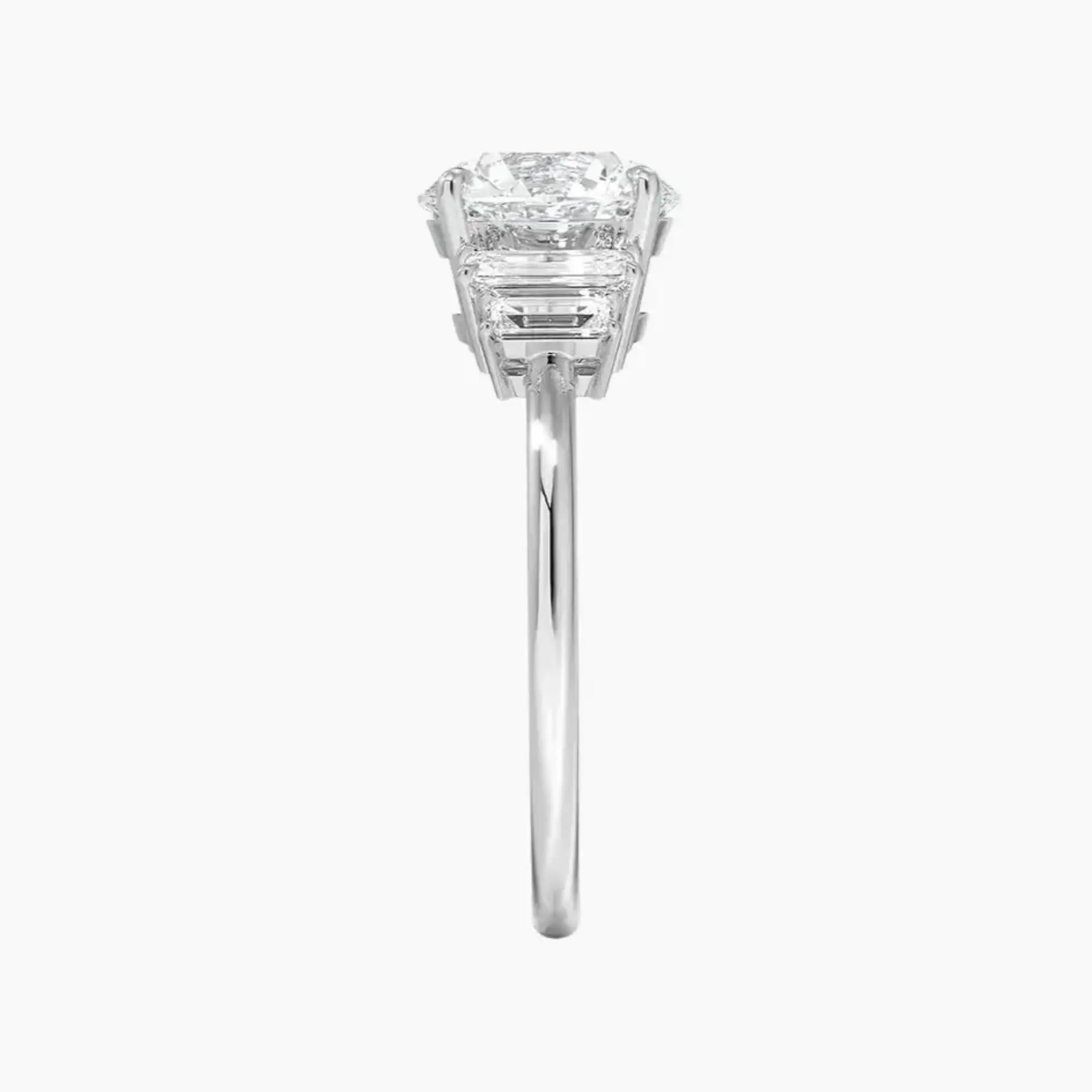 Nerine Five Stone Round Designer 1.5 Carat Lab Grown Diamond Engagement Ring in 18K Rose Gold
