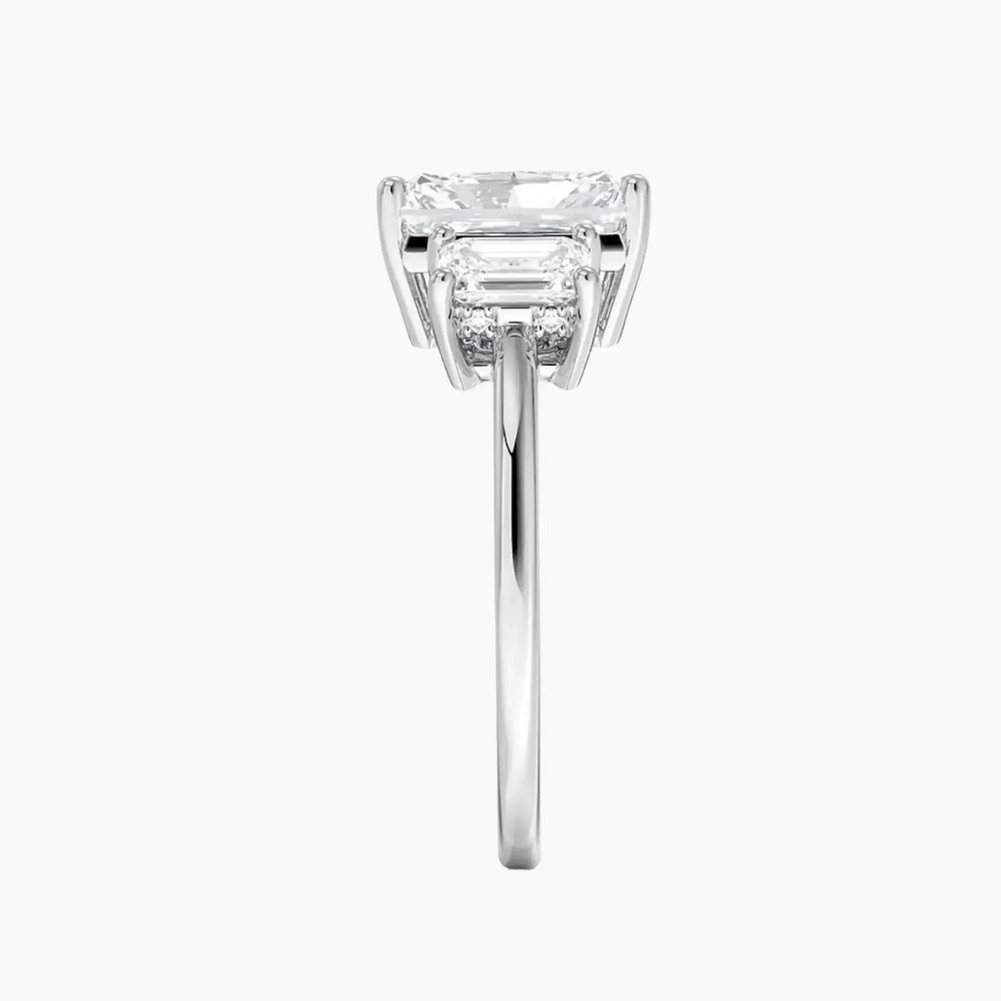 Aurelia Radiant Hidden Halo 1.5 Carat Lab Grown Diamond Engagement Ring in 14K Yellow Gold