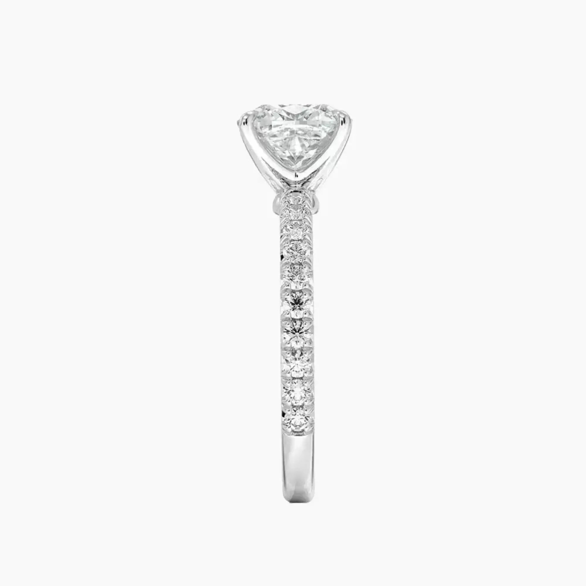 Irina Cushion Solitaire 2 Carat Lab Grown Diamond Engagement Ring in 14K Yellow Gold