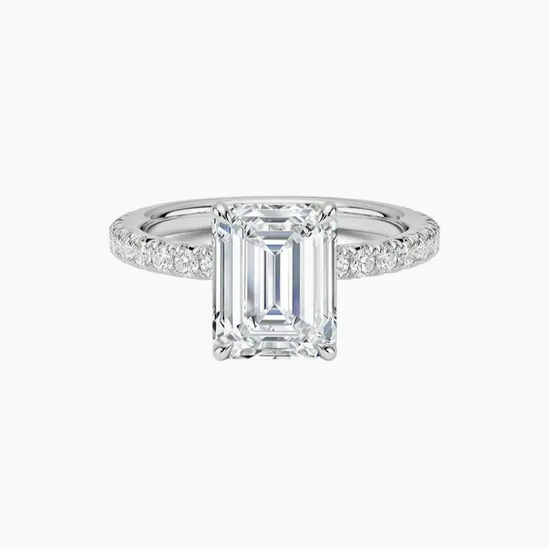 Irina Emerald Solitaire 1.5 Carat Lab Grown Diamond Engagement Ring in 14K Yellow Gold