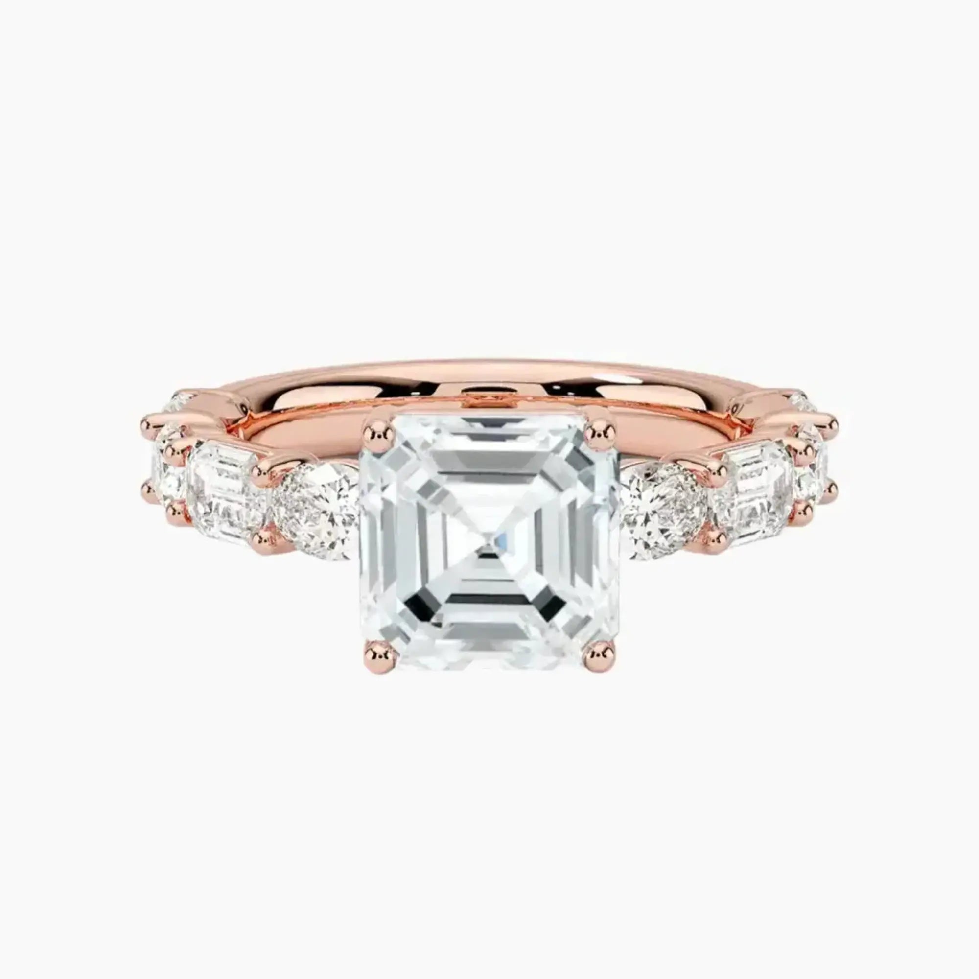 Ariadne Asscher Designer 1.5 Carat Lab Grown Diamond Engagement Ring in 14K Yellow Gold