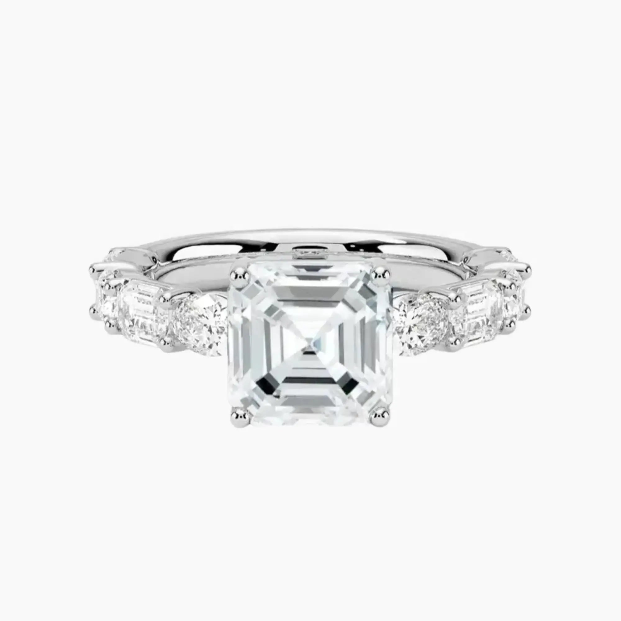 Ariadne Asscher Designer 1.5 Carat Lab Grown Diamond Engagement Ring in 14K Yellow Gold