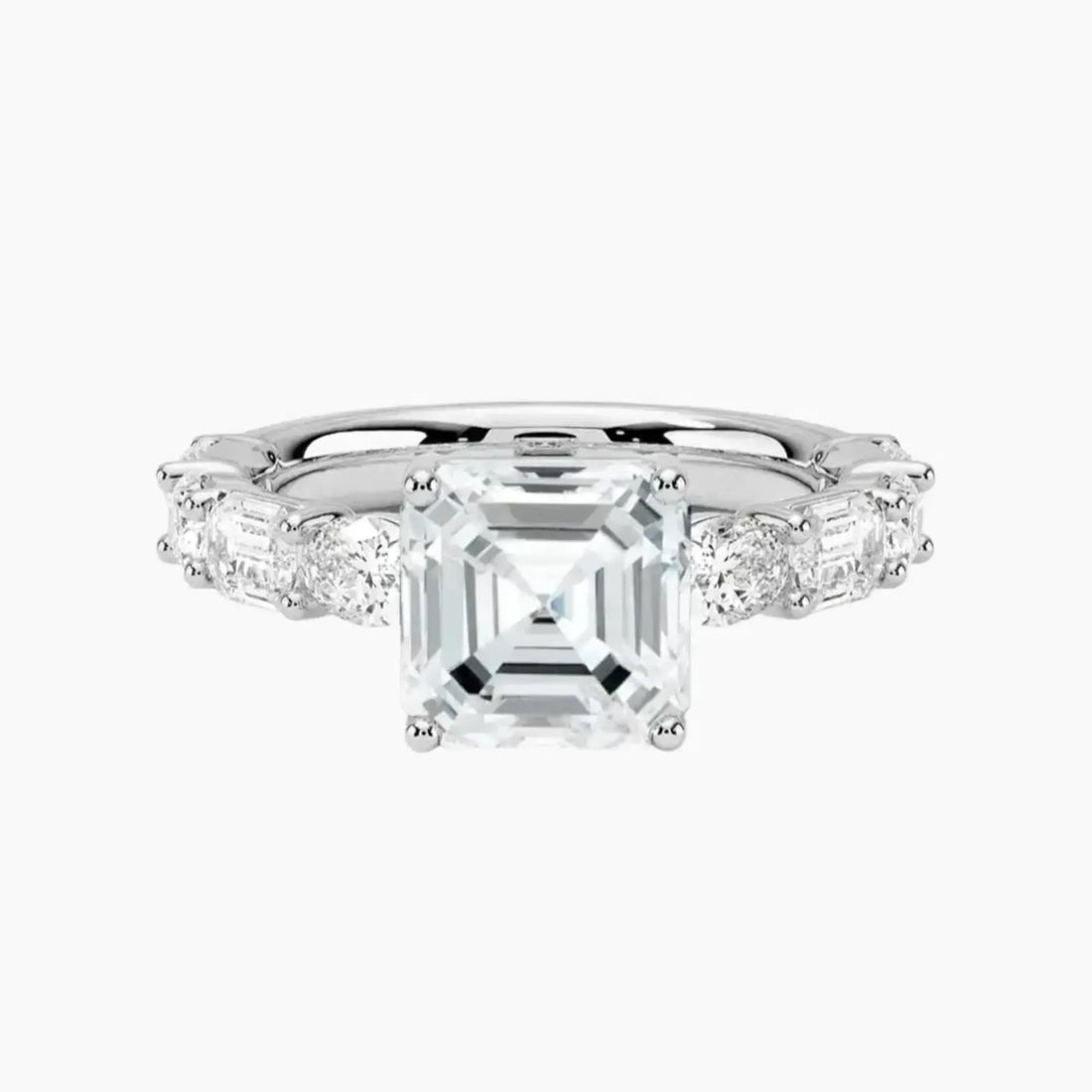 Ariadne Asscher Designer Diamond Ring Setting in 18K Yellow Gold