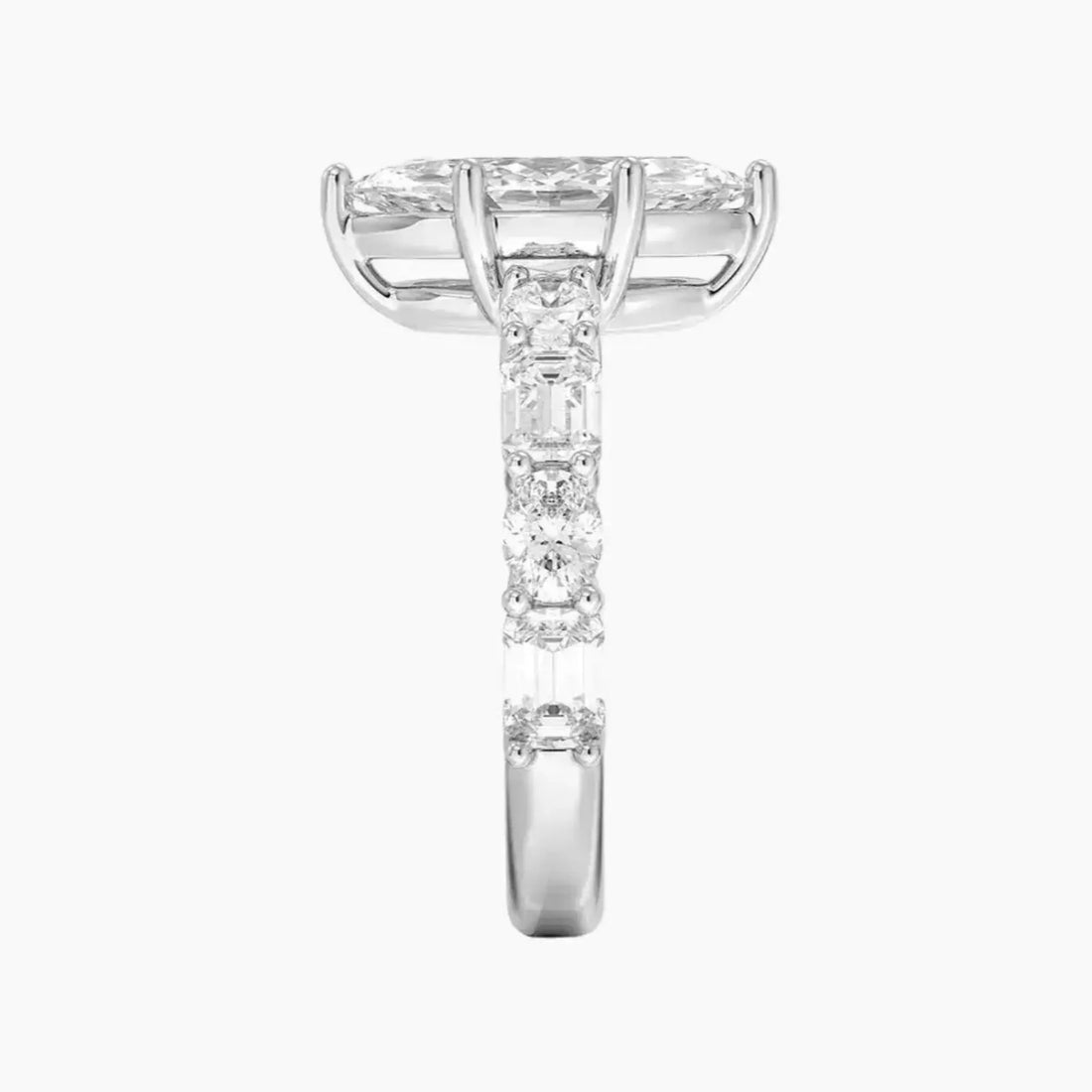 Ariadne Marquise Designer 1.5 Carat Lab Grown Diamond Engagement Ring in 14K Rose Gold