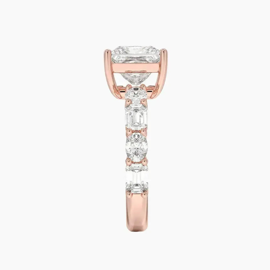 Ariadne Princess Designer 1.5 Carat Lab Grown Diamond Engagement Ring in 14K Yellow Gold