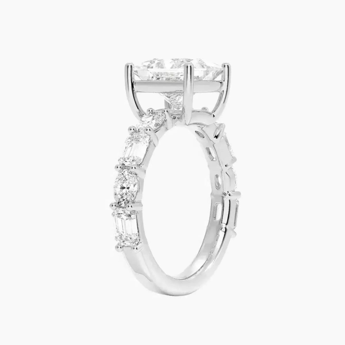 Ariadne Princess Designer 1 Carat Lab Grown Diamond Engagement Ring in 14K Yellow Gold