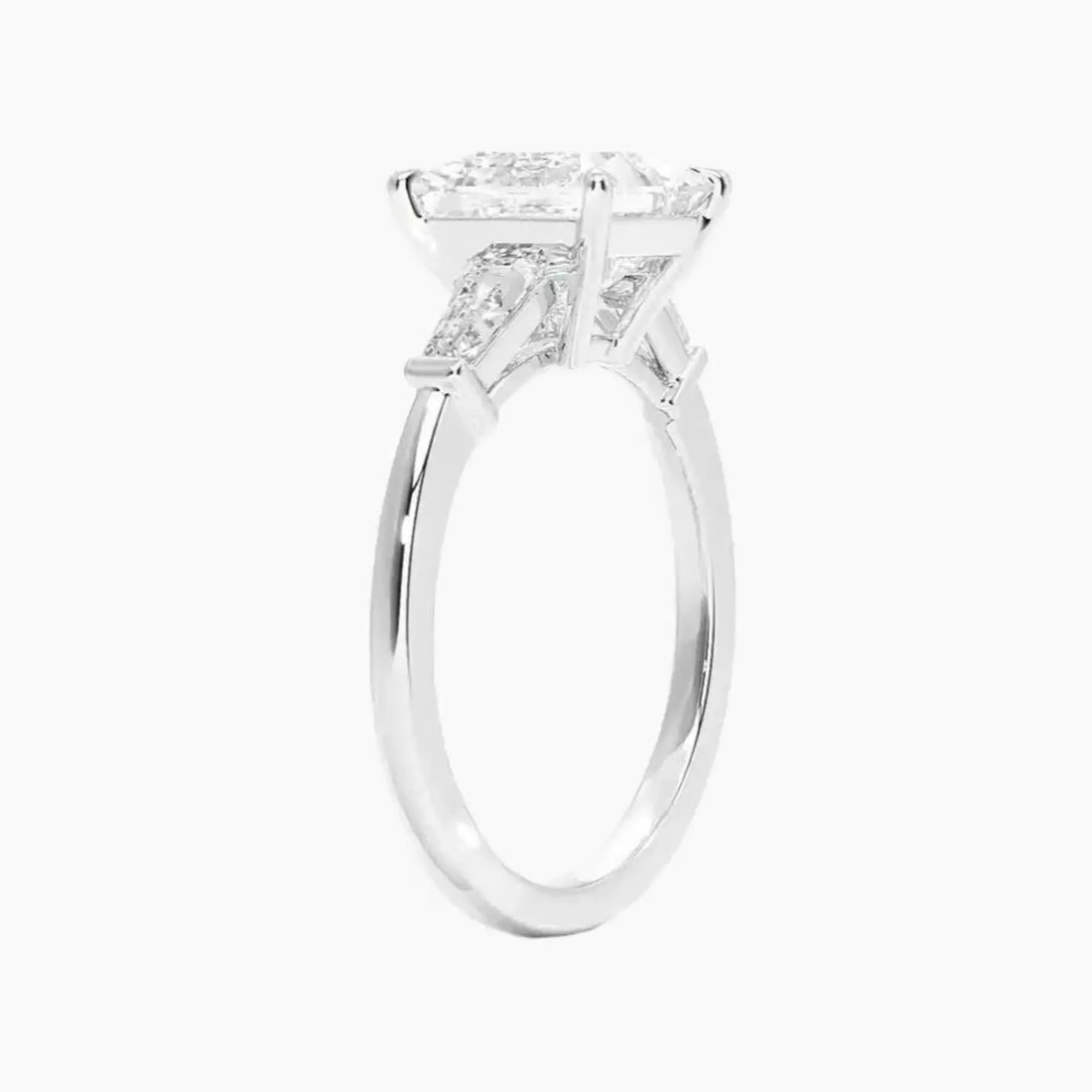 Nyx Princess Three Stone 1.5 Carat Lab Grown Diamond Engagement Ring in 18K Yellow Gold