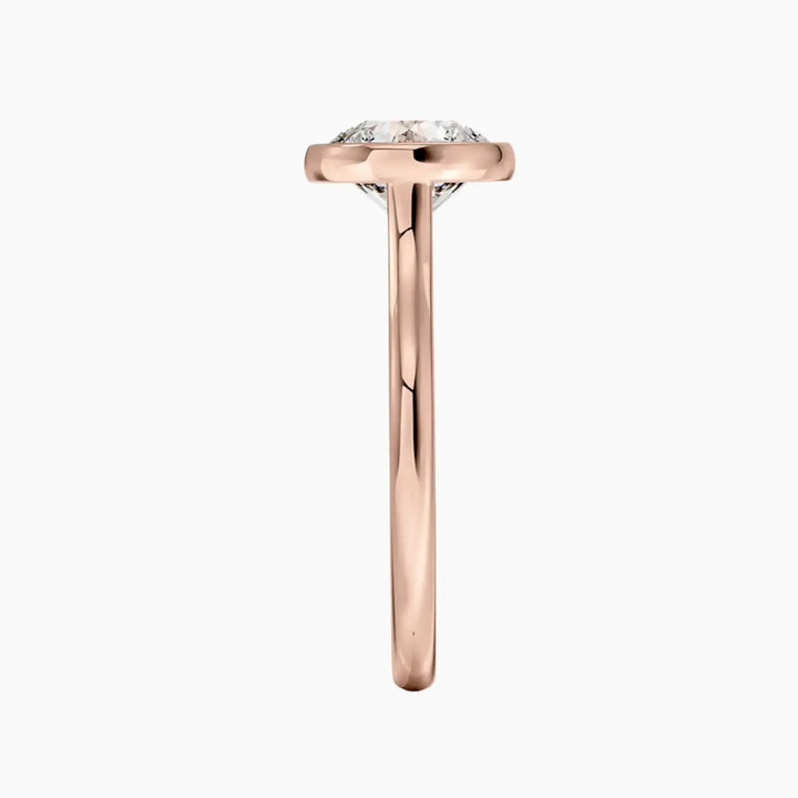 Jovienne Round Solitaire 1.5 Carat Lab Grown Diamond Engagement Ring in 14K Yellow Gold