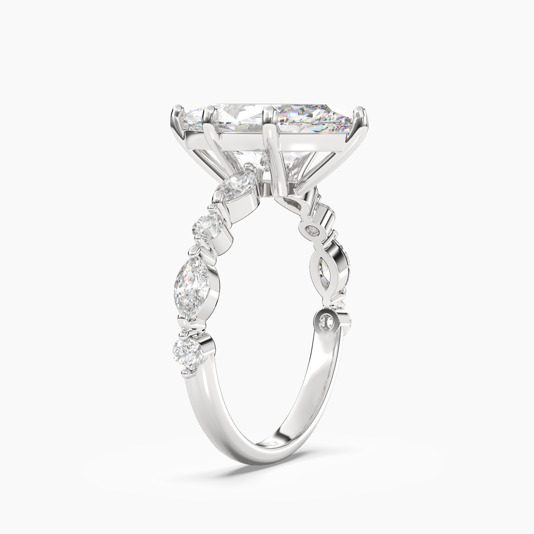 Sonnet Marquise Solitaire 1.5 Carat Lab Grown Diamond Engagement Ring in 18K Rose Gold