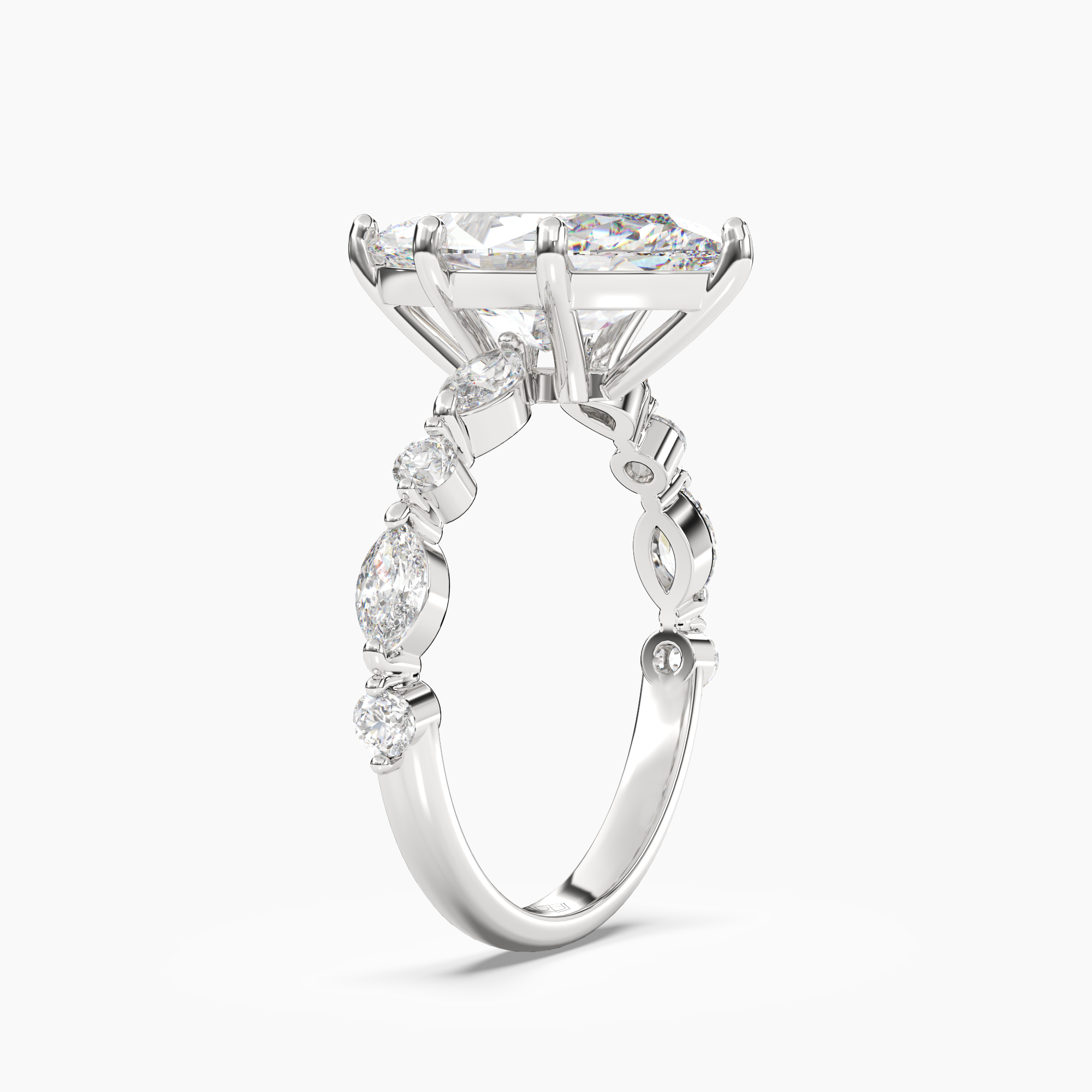 Sonnet Marquise Solitaire 1 Carat Lab Grown Diamond Engagement Ring in 14K Rose Gold