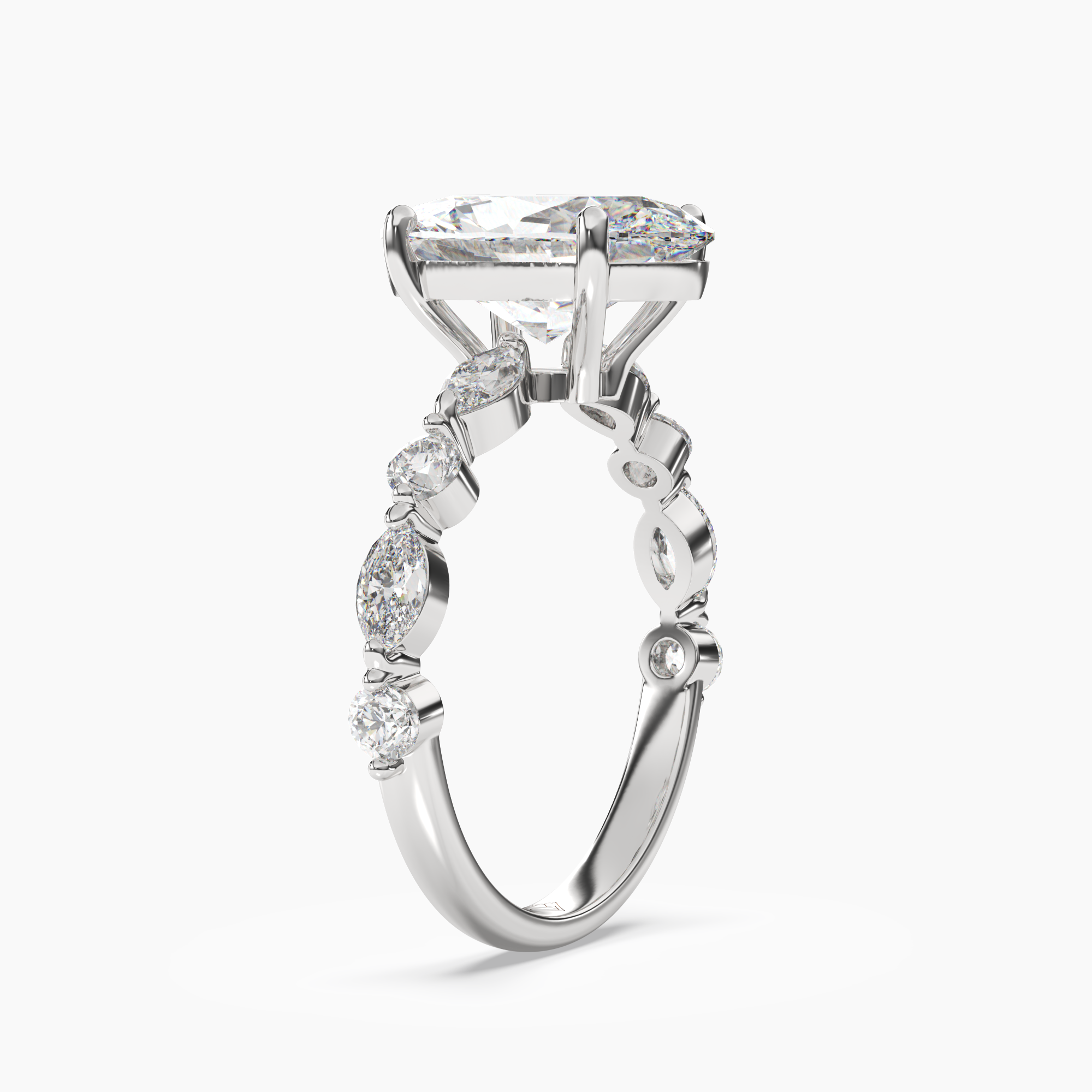 Sonnet Oval Solitaire 1.5 Carat Lab Grown Diamond Engagement Ring in 14K Yellow Gold