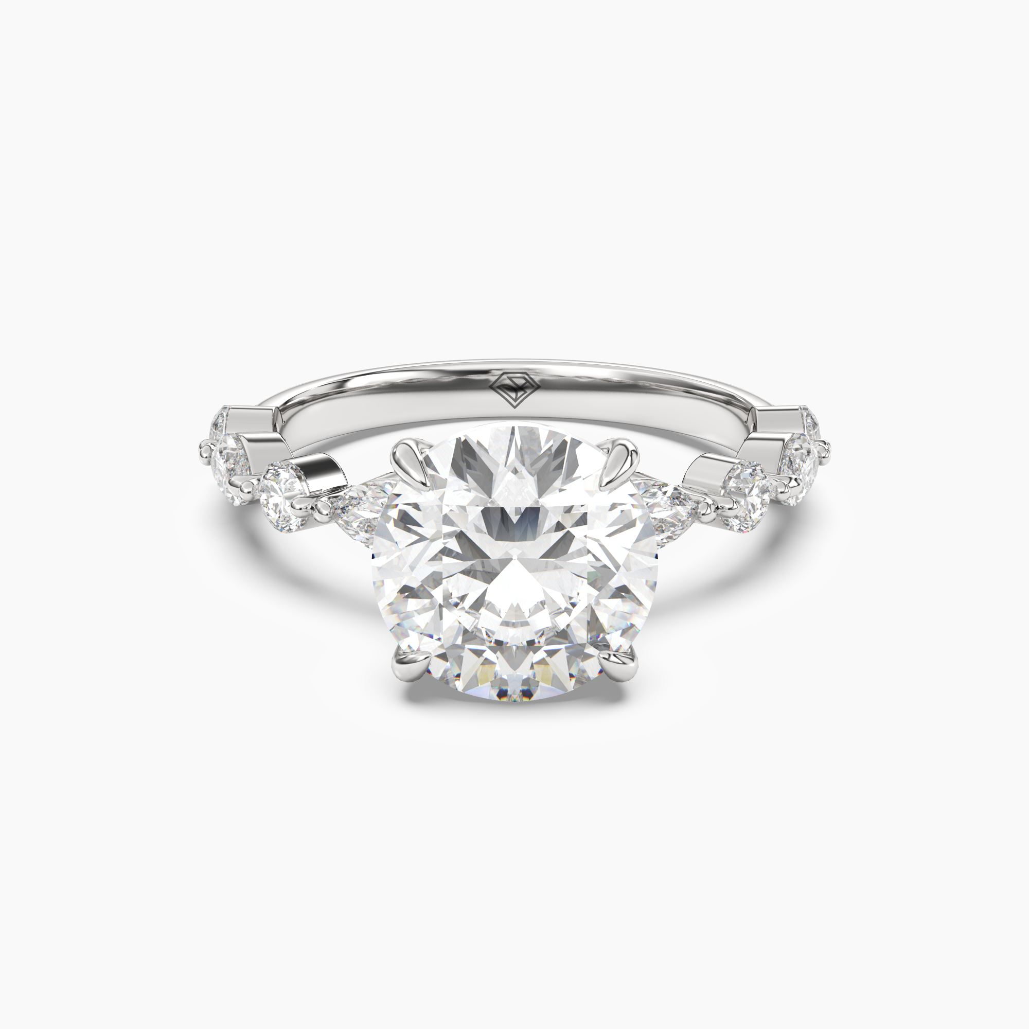 Sonnet Round Solitaire 1.5 Carat Lab Grown Diamond Engagement Ring in 18K Yellow Gold