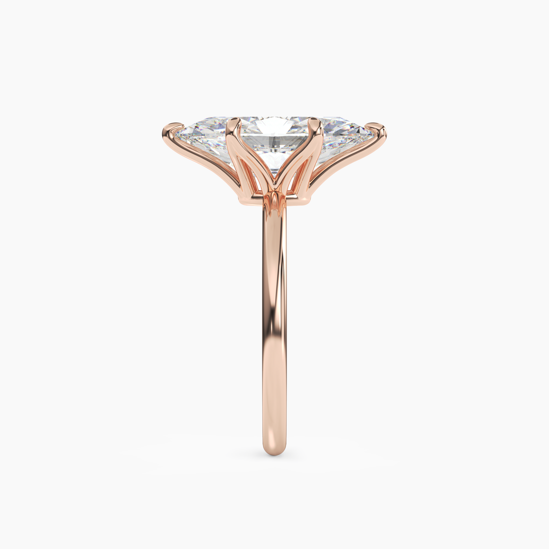 Eden Marquise Solitaire 2 Carat Lab Grown Diamond Engagement Ring in 18K Yellow Gold