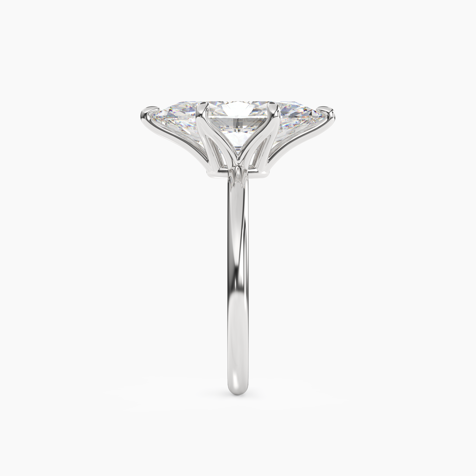Eden Marquise Solitaire 3 Carat Lab Grown Diamond Engagement Ring in 14K Yellow Gold